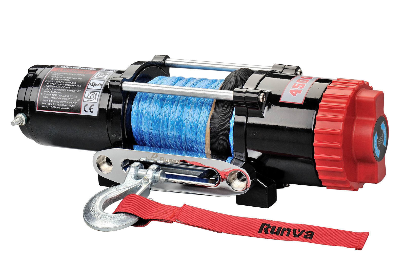Runva EWT4500 12V with Synthetic Rope