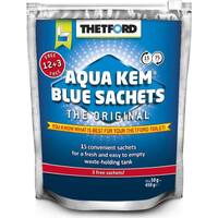 Thetford Concentrated Aqua Kem Blue Sachets (15 Per Pk). 30240ZK