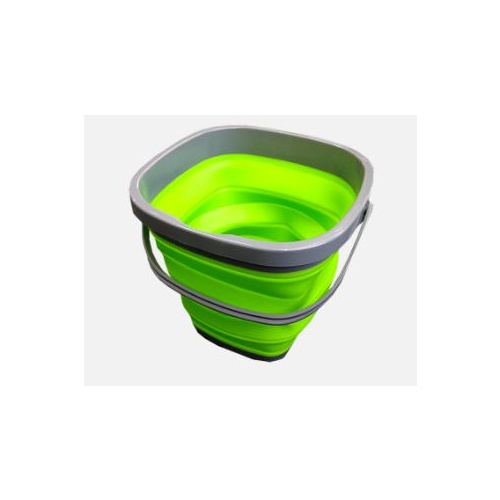 Collapsible 10L Bucket Green. RCBUK002
