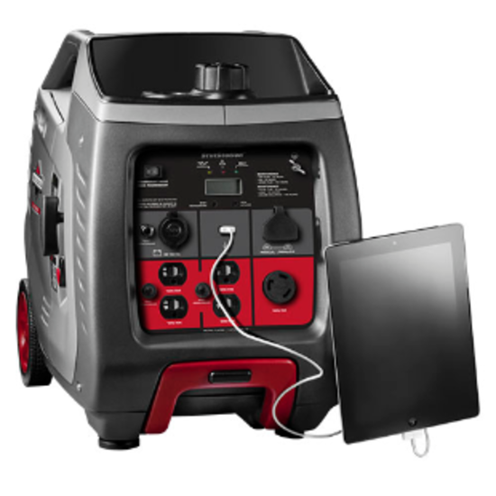 1 Briggs & Stratton 30545 P3000 PowerSmart Series Portable 3000-Watt Inverter Generator with 120-Volt AC Outlets and 4 12-Volt DC Outlet 