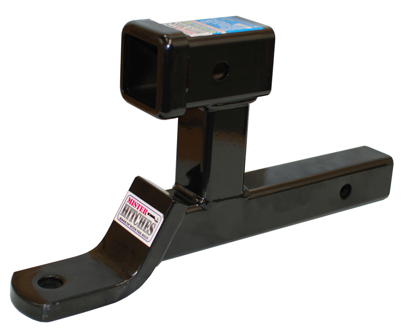 Mister Hitches Dual Hitch Receiver Extension Solid Shank 3500kg MHDHRE