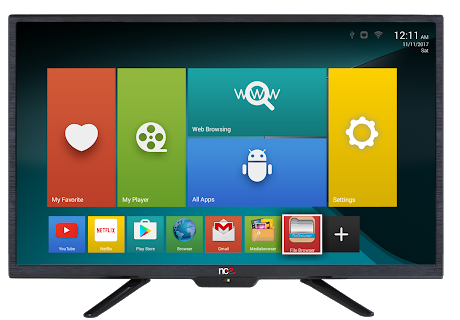 NCE 28” SMART LED LCD TV/DVD COMBO 12 VDC