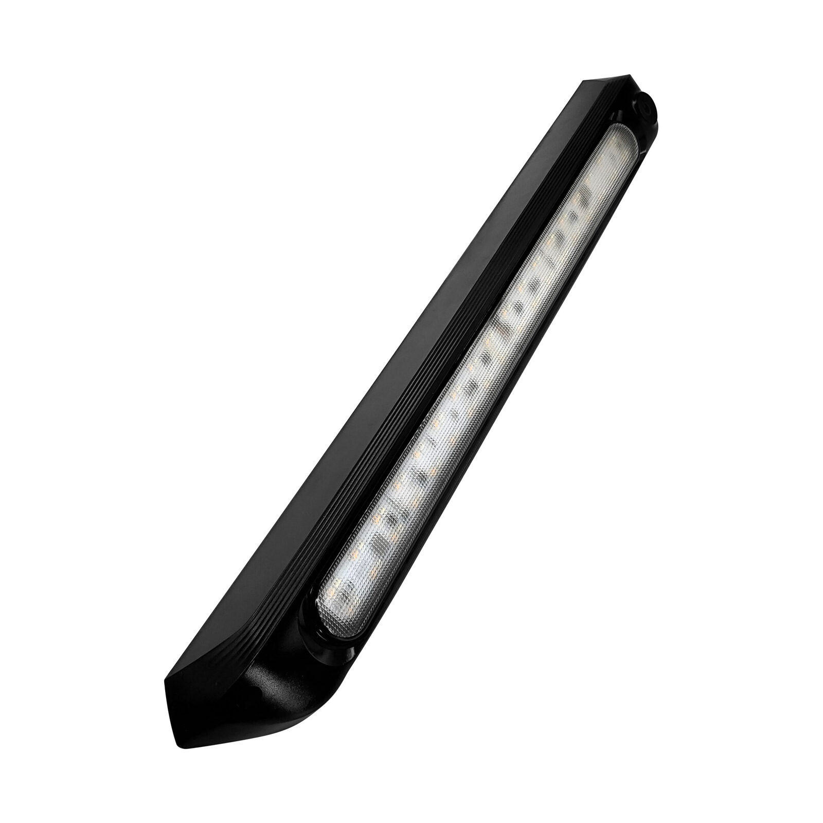 500mm DUAL LED LIGHT 12V AWNING LIGHT AMBER WHITE LIGHTS NO SWITCH BLACK IP67 TRA AUSTRALIA