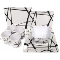 MELAMINE 16pce DINNER SET MYSTIQUE