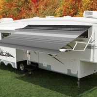 Carefree 16ft Black & Gray Dune Roll Out Awning (No Arms). FF168D00