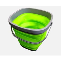 Collapsible 10L Bucket Green. RCBUK002