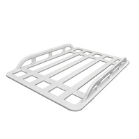 Aluminium Luggage Basket White .SE00371AD-WH		