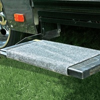 Camco Rv Wrap Around Step Rug-Grey. 42925