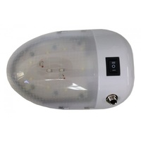 Coast LED Oval Light 12V W/Jack + LENS C4505G. 22772-1