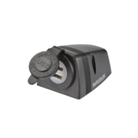 Accessory Socket Surface Mount Dual Usb H/D .81154BL