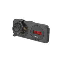 Accessory Socket H/D And 12/24v Dc L.E.D Volt Meter .81145BL