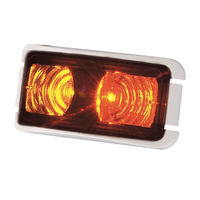 Coast LED Side Marker Lamp Red/Amber-White Bracket. 22336WCARK-W