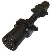 Narva Trailer Adaptor 7 Pin Round Car To 6 Pin Round Van. 82205BL