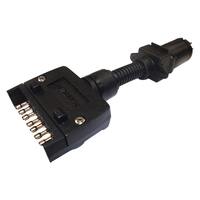 Narva Trailer Adaptor 7 Pin Flat Car To 7 Pin Round Van. 82225BL