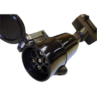 Narva Trailer Adaptor 7 Pin Flat Car To 5 Pin Large Round Van. 82250BL