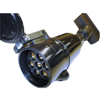 Narva Trailer Adaptor 7 Pin Flat Car To 7 Pin Large Round Van. 82245BL