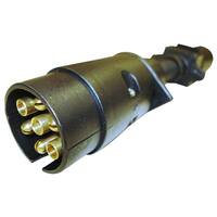 Narva Trailer Adaptor 7 Pin Large Rnd Car To 6 Pin Small Rnd Van. 82270BL
