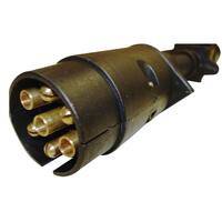 Narva Trailer Adaptor 7 Pin Large Rnd Car To 7 Pin Small Rnd Van. 82265BL