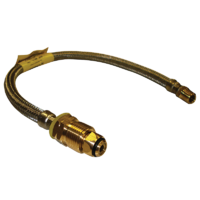 8mm S/S Flexible Hose 450mm For Single Bottle Kits. 6SCA0450/FPT1500