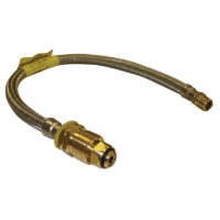 8mm S/S Flexible Hose 450mm For Double Bottle Kits. 6SFN0450/FTP1520