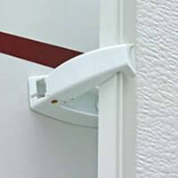 White Baggage Door Catch-Pack Of 2. 44173
