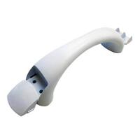 White Plastic Grab Handle. XJ9HANDLE01/C2734B