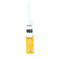V60 Clear Silicone Sealant Non-Acetic 300gm Tube. 309470 / 30804561
