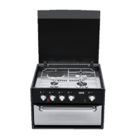 THETFORD SPINFLO MINIGRILL K1540 COOKTOP(4 GAS)+GRILL. 