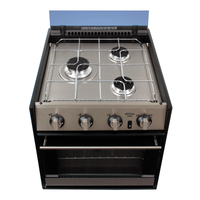 Thetford Spinflo Triplex Mk3 Gas 3 Burner Rapid Burner, Grill + Oven. SOH70933Z