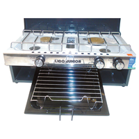 Lido Jnr 2 Burner + Grill C/W Flame Failure Valves + Lid. 2020068