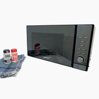 Sphere Microwave with Mirror Finish. P90D25EP-H3