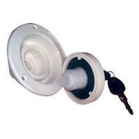Water Filler White Lockable W/25mm Outlet. 91062528