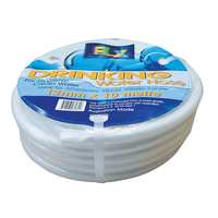 12MM x 10MT Roll White Non-Toxic Reinforced Water Hose 25DWX10