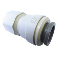JG Female Plastic Connector For 12mm x 3/8 FBSP Shallow Thread. NCCM451213FS