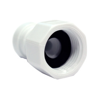 JG Female Adaptor Flat Seal 1/4"x 1/2" BSP. CI450814FW