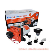 Seaflo - Rv Supreme MK2 55psi/9.5LPM 12V Water Pump C/W Filter & Fittings. RV1-030-055-42