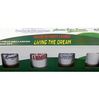 Melamine Mugs 4 Piece Set - New - Caravan Camper Boat - 0247