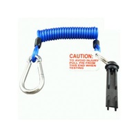 Breakaway Coil Cable with Pin & Release Clip - BS0165W