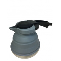 COLLAPSIBLE GREY SILICONE ELECTRIC KETTLE 1.2L