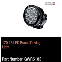 Great Whites - Gen 2  - 170mm 18 LED Driving Light Round  9-32V DC
