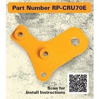 4WD - HD TOW POINT 70 SERIES LANDCRUISER EXTENDED TO SUIT FOR BASH PLATE (76/78/79 SERIES) (WILL NOT SUIT 75 SERIES) - PAIR