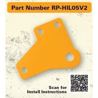 4WD - HD TOW POINT HILUX 05-ON - PAIR (3.25T SHACKLE ONLY WILL SUIT) - WILL NOT FIT WITH FACTORY TOYOTA BAR