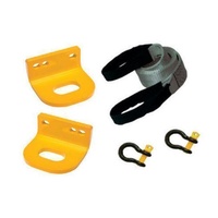 KIT - 4WD - HD TOW POINT NAVARA D22 - PAIR INC. BRIDLE + SHACKLES