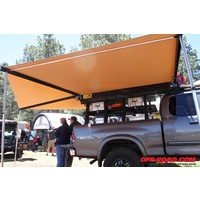 Eezi Awn Manta 270 Awning RH side - fits on drivers side of vehicle and opens along side and rear of vehicle 270 degrees, includes 4 integrated suppor