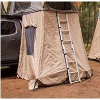 Shower Skirt suit Featherlite/Aventa Series 5 Roof Tent (RT92). Includes 3 walls with door and 2 windows.   (Included as std with Roof tent).