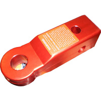 KIT - ALUMINIUM RECOVERY TOW HITCH - 50MM - RED WITH BOW SHACKLE