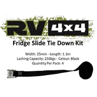 Fridge Slide Tie Down Strap Kit - RV4x4FSTD