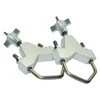 4WD - UNIVERSAL ADJUSTABLE HIGH LIFT JACK HOLDER - SILVER FINISH