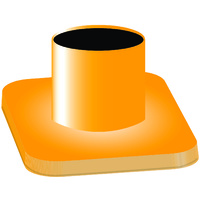 4WD - BOTTLE JACK RAM FLAT JACK PAD