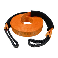4WD - WINCH EXTENSION STRAP 20M 50MM 4500KG - ORANGE/BLACK